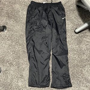 Nike black windbreaker pants